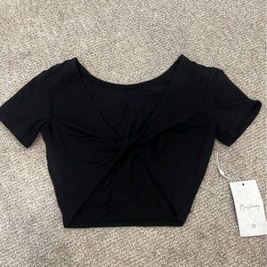 BuffBunny Butter Twist Crop. Size Medium. NWT.